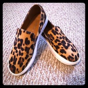 Women’s leopard slip on shoes